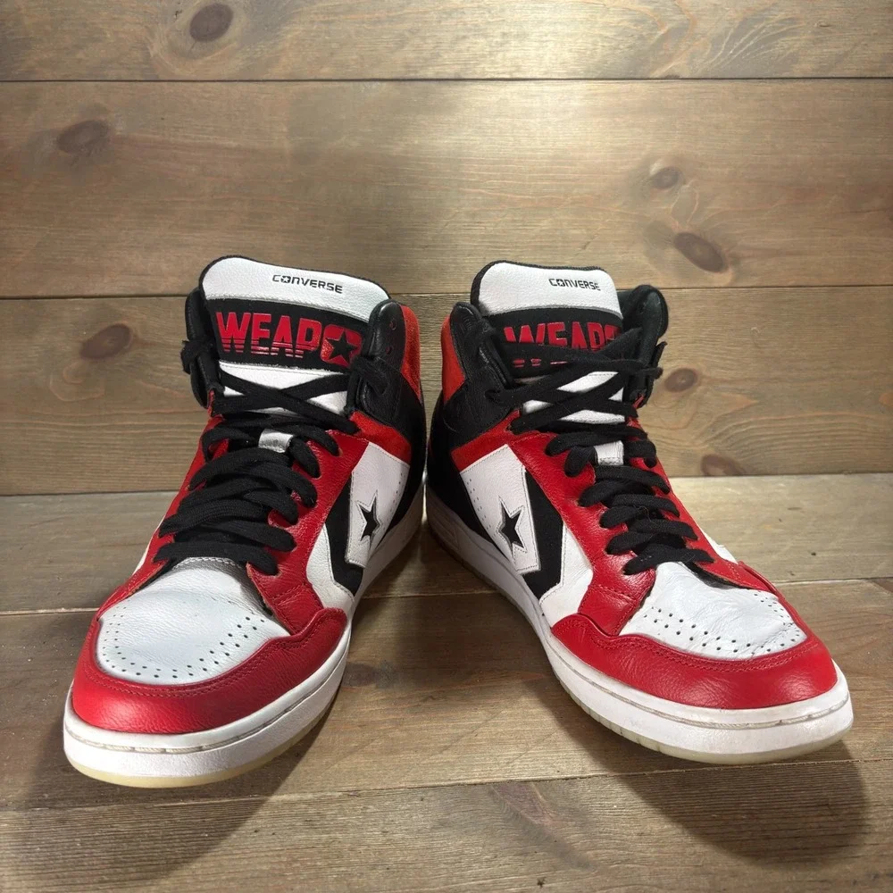 Converse Weapon 86 Mens size 10 shoes red Leather Basketball sneakers